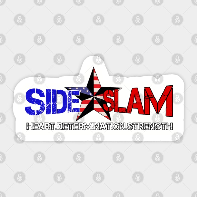 Side Slam USA Sticker by TankByDesign